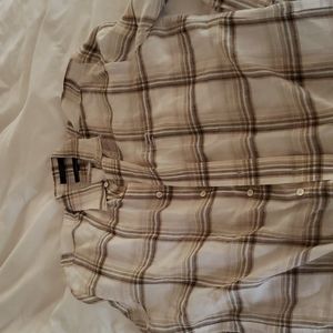 Linen long sleeve medium men's shirt